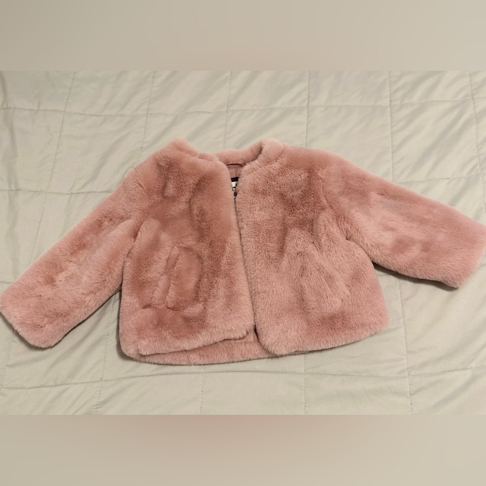 TODDLER FAUX FUR COAT